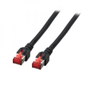 RJ45 Patch cable S/FTP, Cat.6, LSZH, black