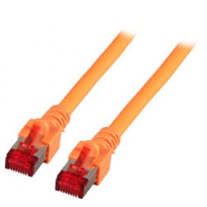 RJ45 Patch cable S/FTP, Cat.6, LSZH, orange