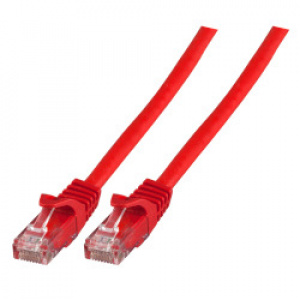 RJ45 Patch cable U/UTP, Cat.6, LSZH, CCA, red