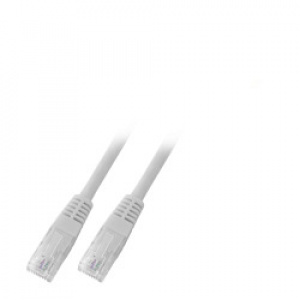 RJ45 Patch cable U/UTP, Cat.6, PVC, CCA, grey