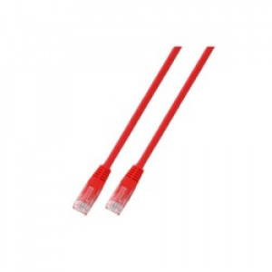RJ45 Patch cable U/UTP, Cat.6, PVC, CCA, red