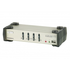 Aten 4-Port PS/2-USB VGA/Audio KVMP™ Switch with OSD