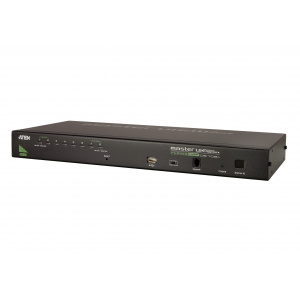 Aten 8-Port PS/2-USB VGA KVM Switch with Daisy-Chain Port and USB Peripheral Support
