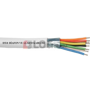 DT-8 Plus Diafon ve Alarm Kablosu